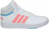 Adidas hoops mid 3.0 sneakers wit/roze kinderen online kopen