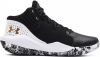Under Armour Unisex basketbalschoenen Jet '21 Zwart/Wit/Metalen Goud 44.5 online kopen
