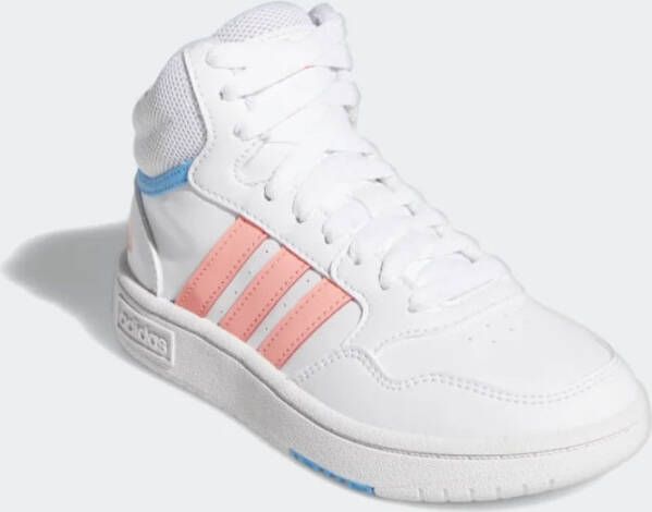 Adidas hoops mid 3.0 sneakers wit/roze kinderen online kopen